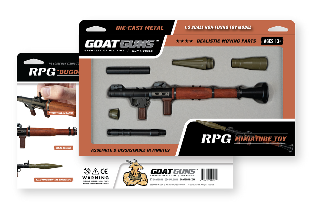 1/3 Scale Die Cast RPG Model, Black - View 5