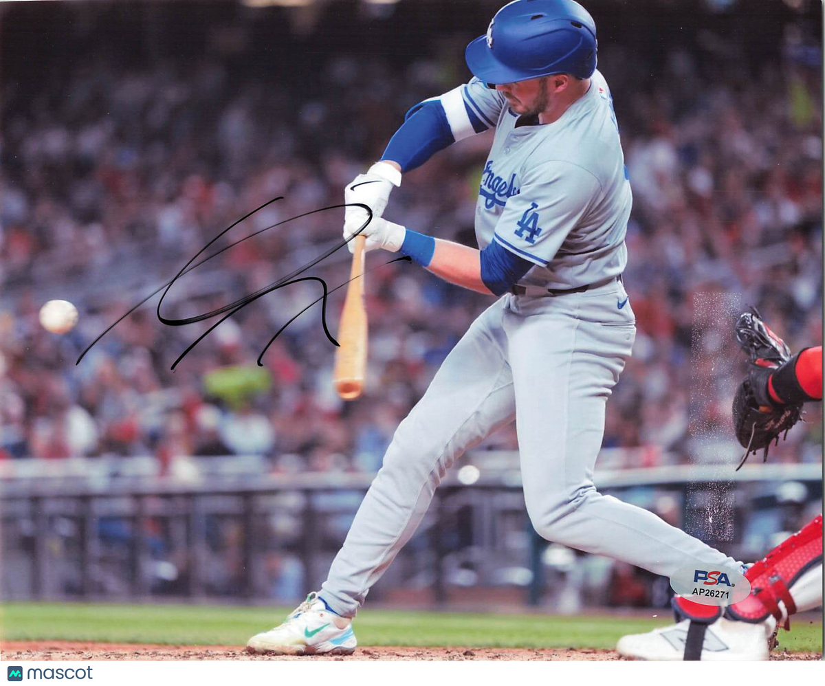 Gavin Lux Los Angeles Dodgers Signed 8x10 Photo PSA