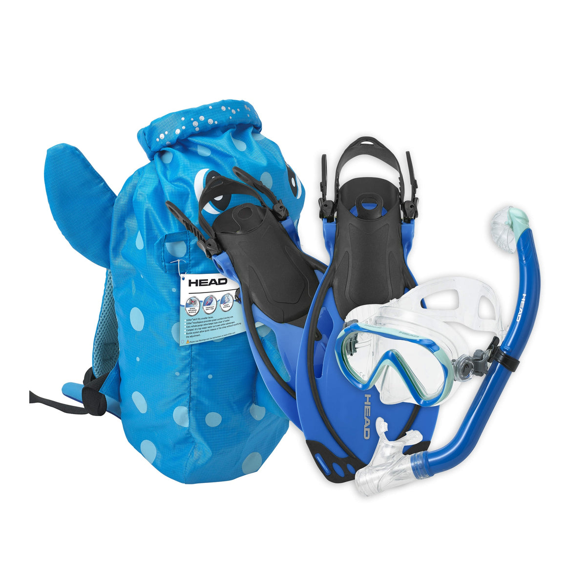 Mares Sea Pals JR Dry Set Diving Set - 480315_Sea Pals Jr Set_Puffer