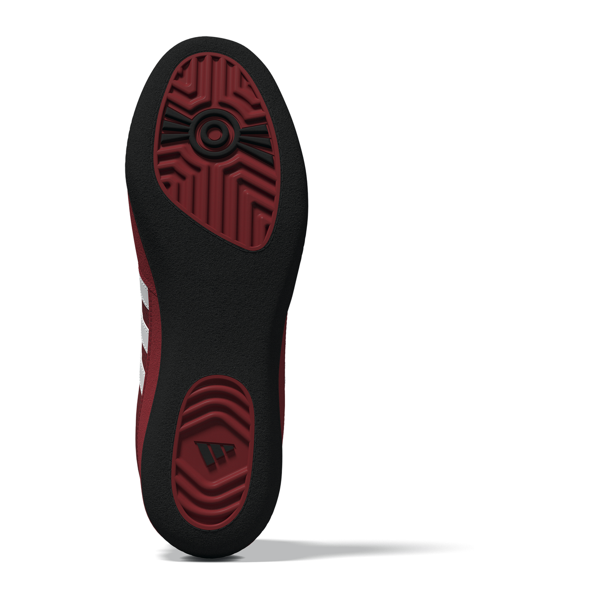 Adidas Combat Speed 4 Red/White/Black Wrestling Shoes in Red/White/Black - sole view