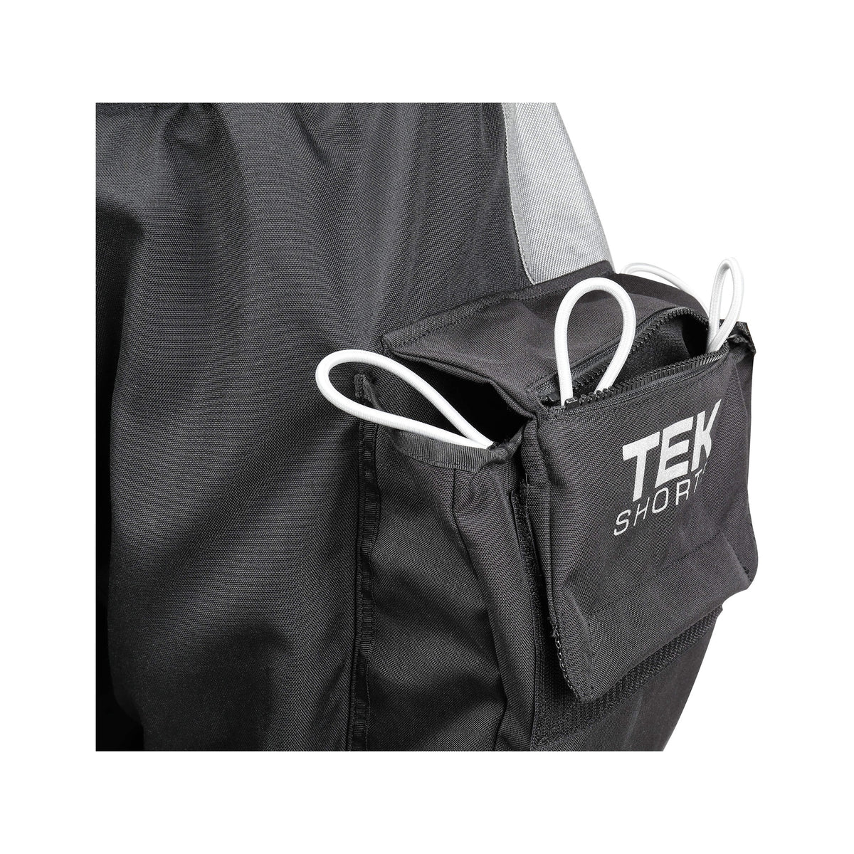 Mares TEK Short Pro - XR Line Diving Accessory - 412037_Tek Shorts Pro_pocket bungee detail_1