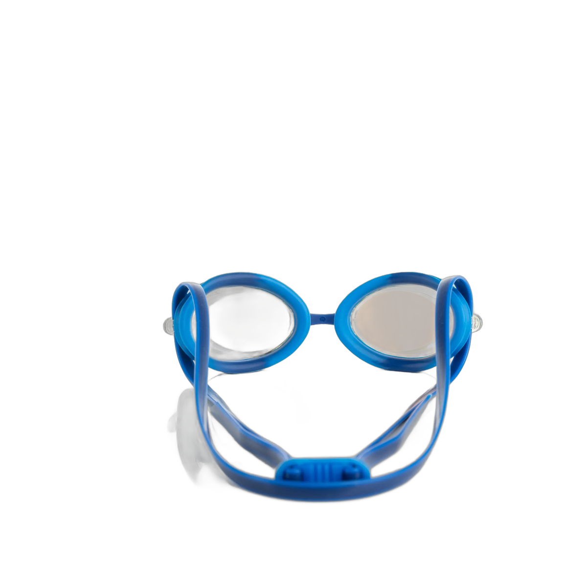 Zoggs Racer Titanium Swimming Goggles Interchangeable Nosebridge Anti-Fog in Blue Light Blue - detail 1