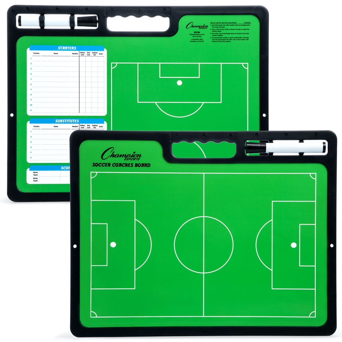 Champion Sports Extra Large Coaches Board in Soccer - Front View