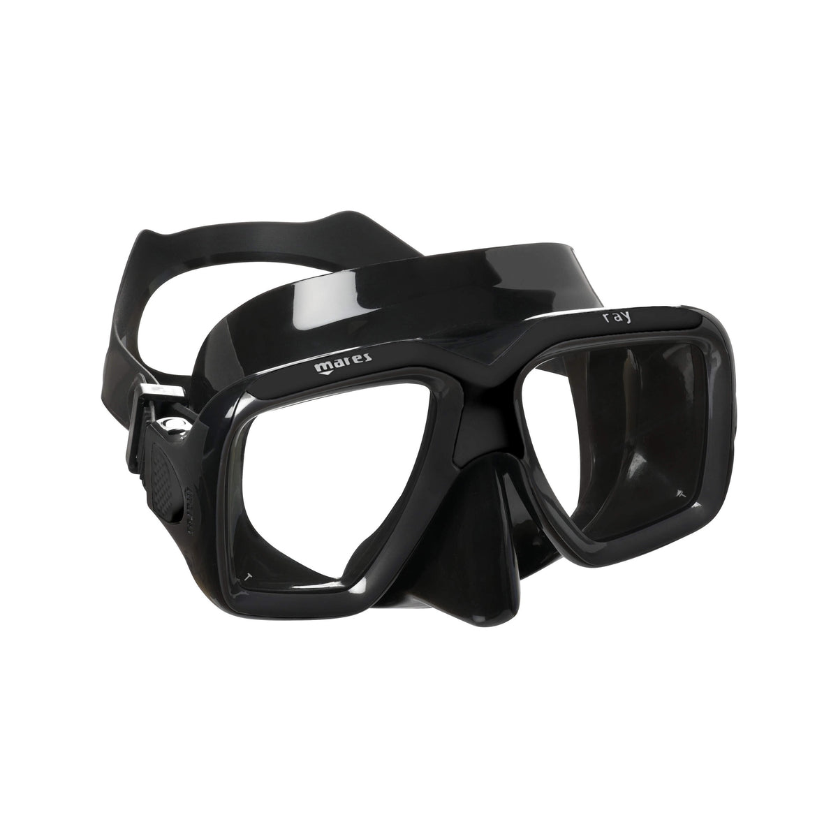 Mares Ray Diving Mask - 411242_Ray_BKKBK_Detail