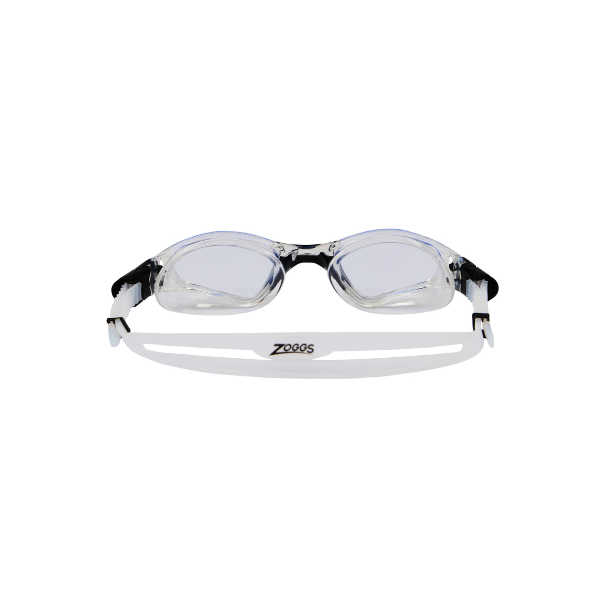 Zoggs Spectra Swimming Goggles Dual Density Nose Bridge Leak Proof Goggles in Clear/Black - Clear Lens - detail 1