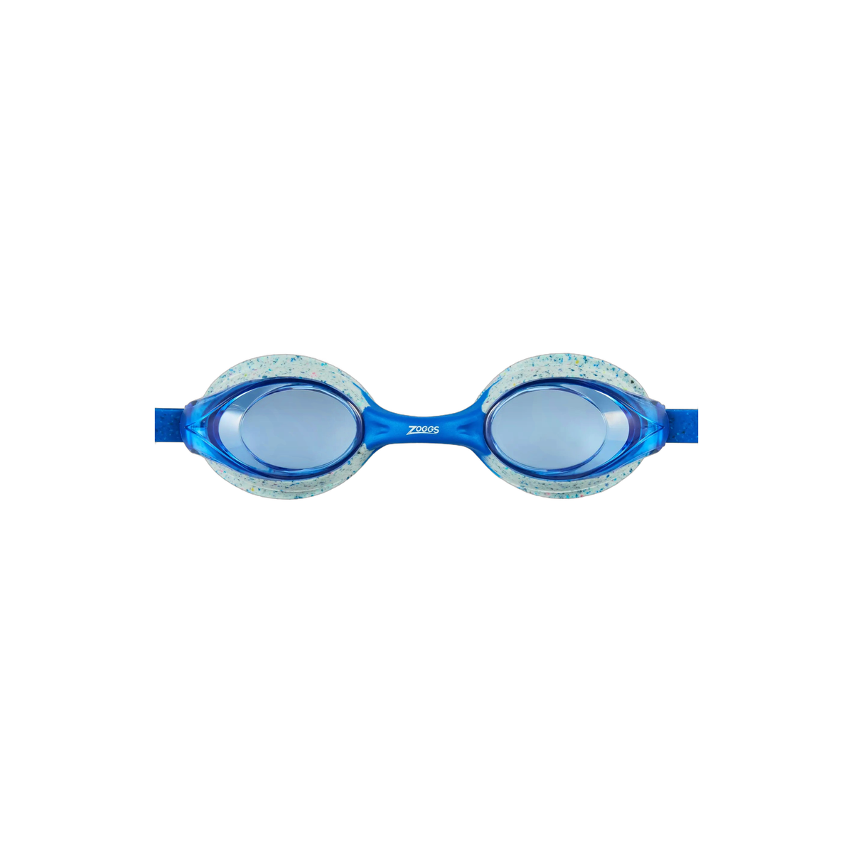 Zoggs Bondi Remix Sustainable Swim Goggles Recycled Silicone Goggles in Clear/Grey - Clear Lens - detail 4