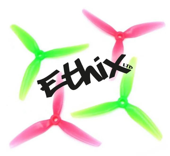 HQProp - Ethix S3 Prop Watermelon (2CW+2CCW)-Poly Carbonate - View 2