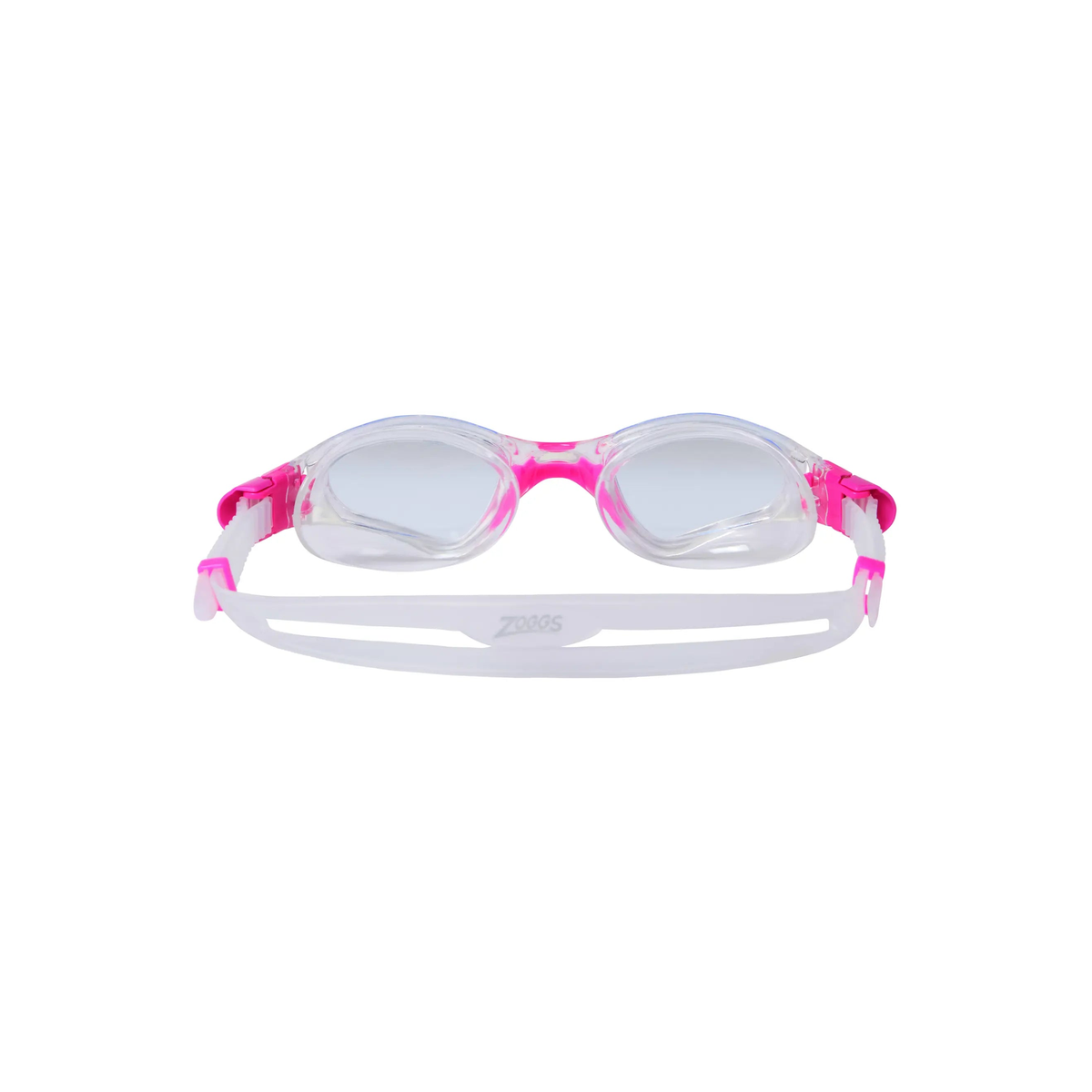 Zoggs Spectra Swimming Goggles Dual Density Nose Bridge Leak Proof Goggles in Clear/Black - Clear Lens - detail 2