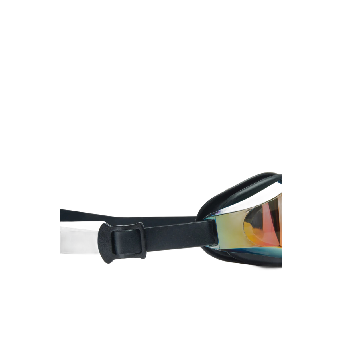 Zoggs Endura Max Titanium Swimming Goggles Curved Lens Anti-Glare Goggles in Black Black - detail 4