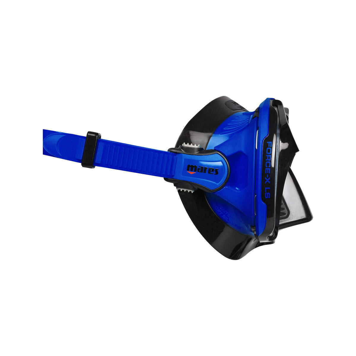 Mares Force-X LS Diving Mask - 411082_Force-X Liquidskin_Side_BL