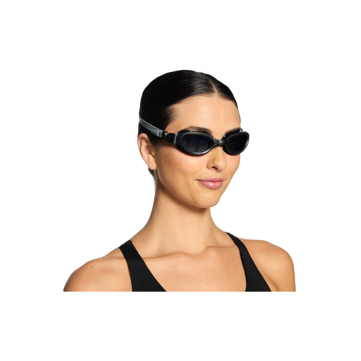 Zoggs Phantom 2.0 Swimming Goggles Clearer Vision Anti-Fog Quick Adjust in Clear Tint Blue - detail 2