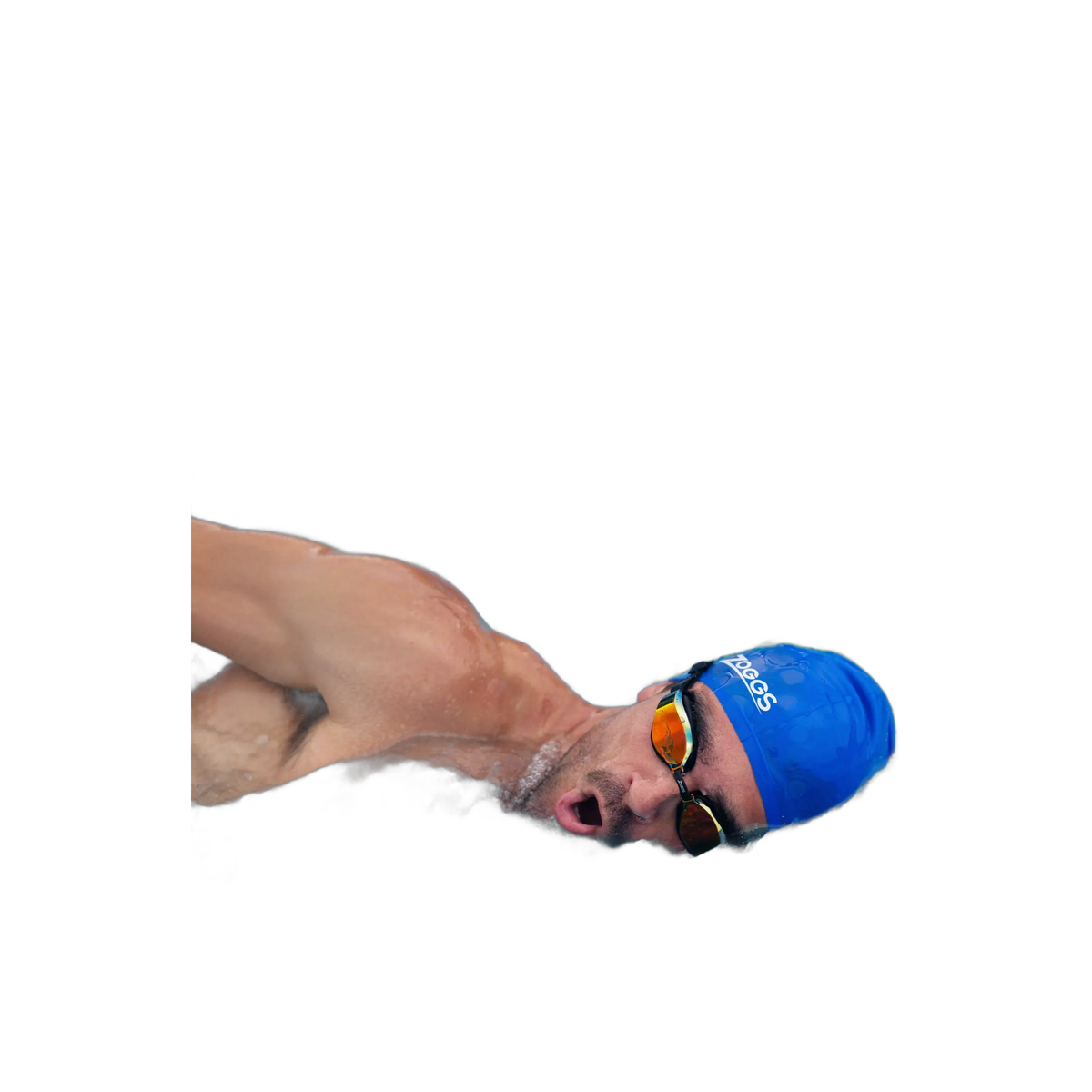 Zoggs Endura Max Titanium Swimming Goggles Curved Lens Anti-Glare Goggles in Black Black - detail 5