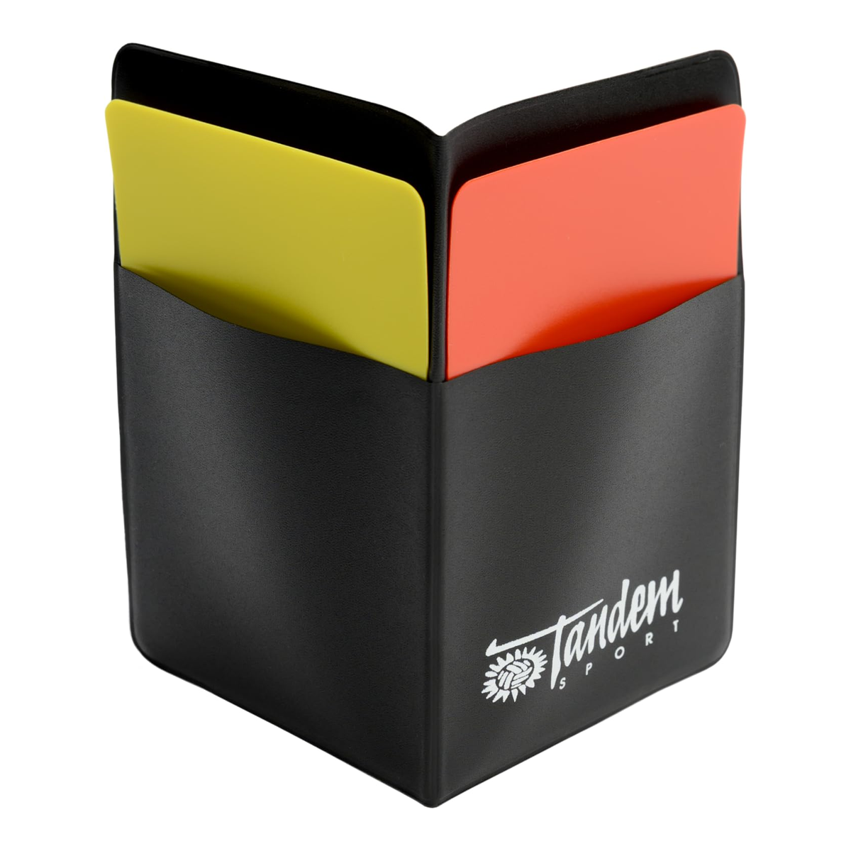 Tandem Sport Official Penalty Cards, Red and Yellow - Front View