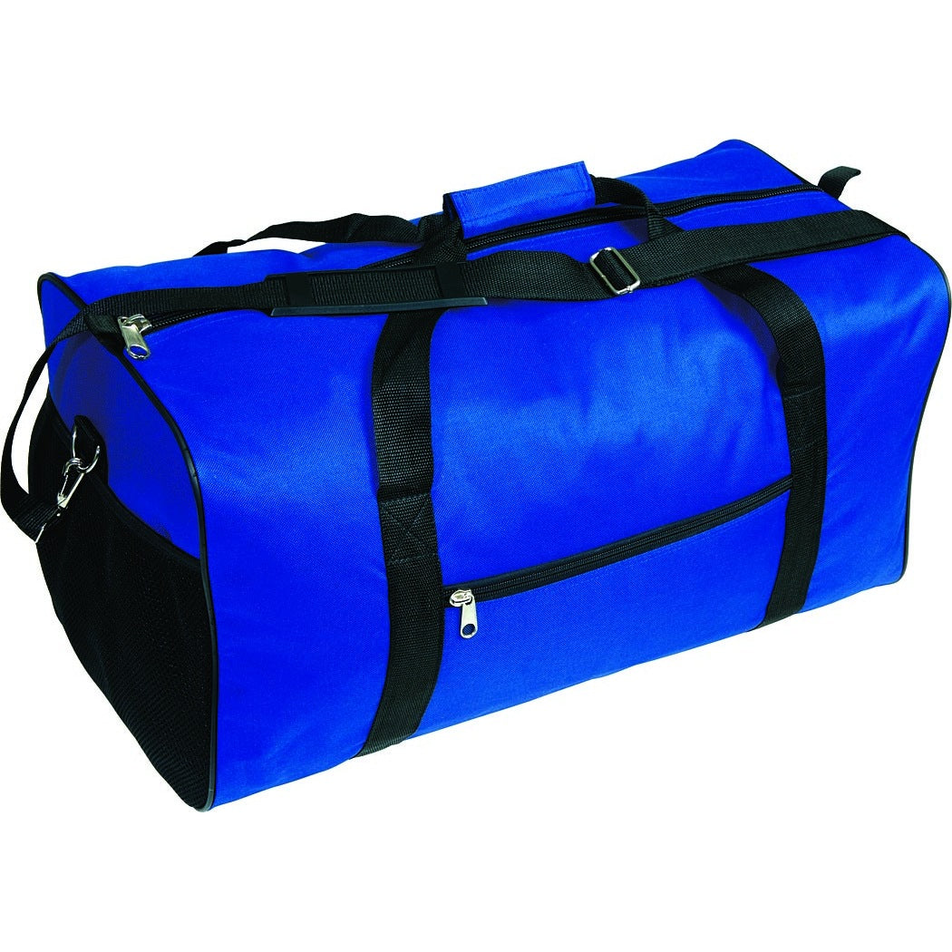 Martin Sports Player's Sport Bag, 24 x 12 x 12 in, Durable Nylon in Royal - Front View