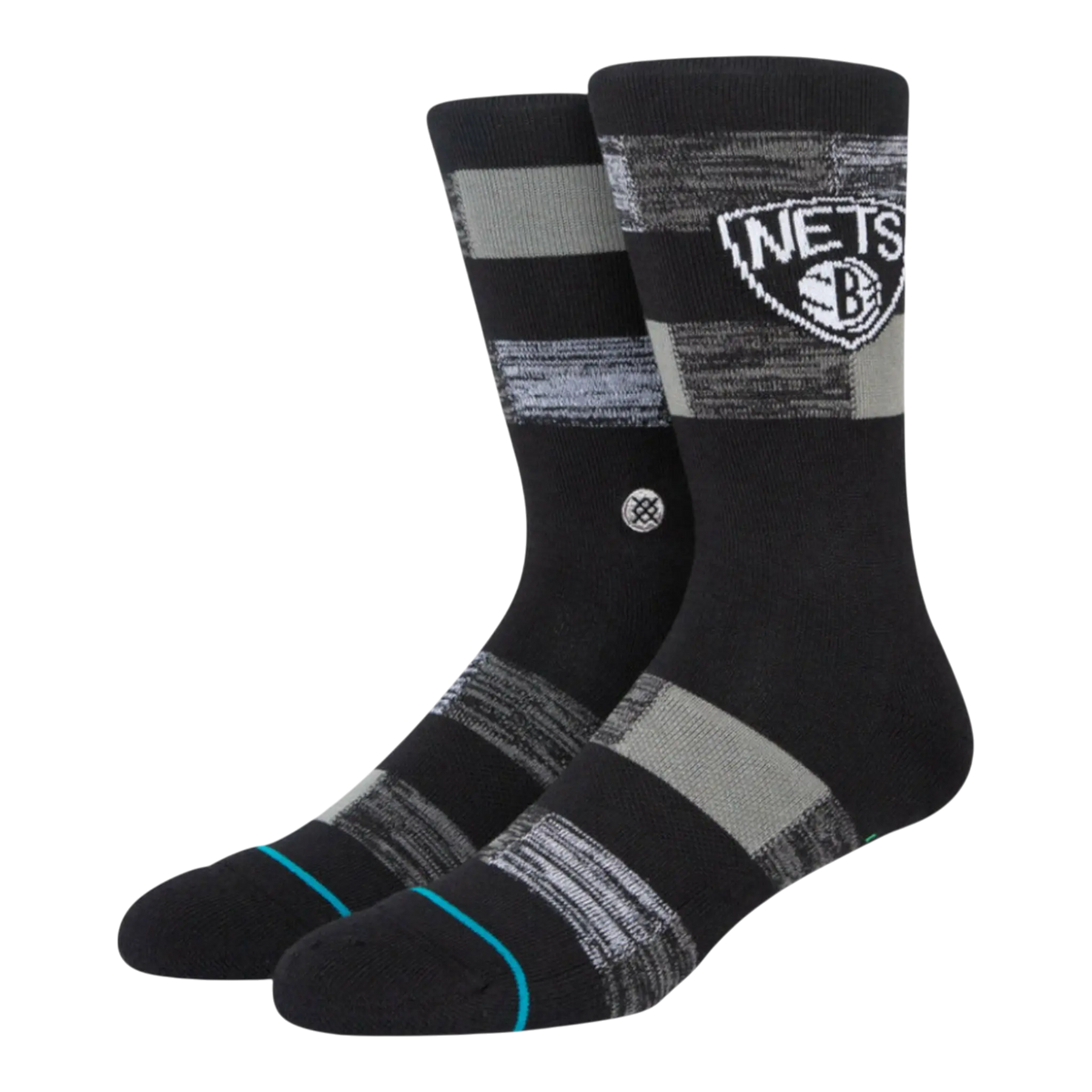 Stance x NBA Cryptic Nets Men's Crew Socks — Black