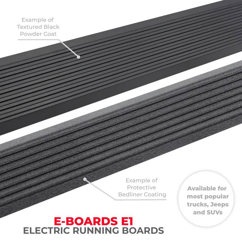 RealTruck 14-18 Chevrolet Silverado 1500 DC 4dr VoltStep Electric Running Board Kit - Tex. Blk - View 5