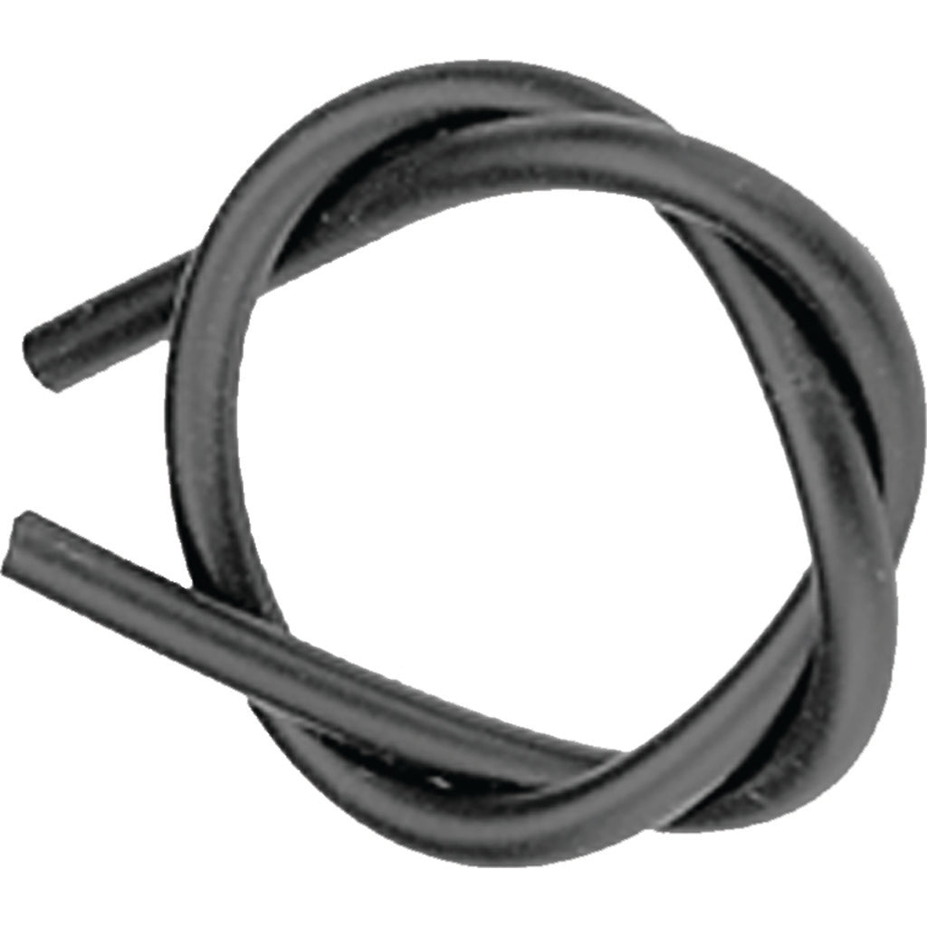 Pine Ridge Silicone Peep Tubing in Black 25 ft. - Front View