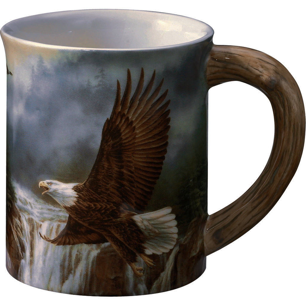 Wild Wings Sculpted Mug in Majestic Bald Eagle - Front View