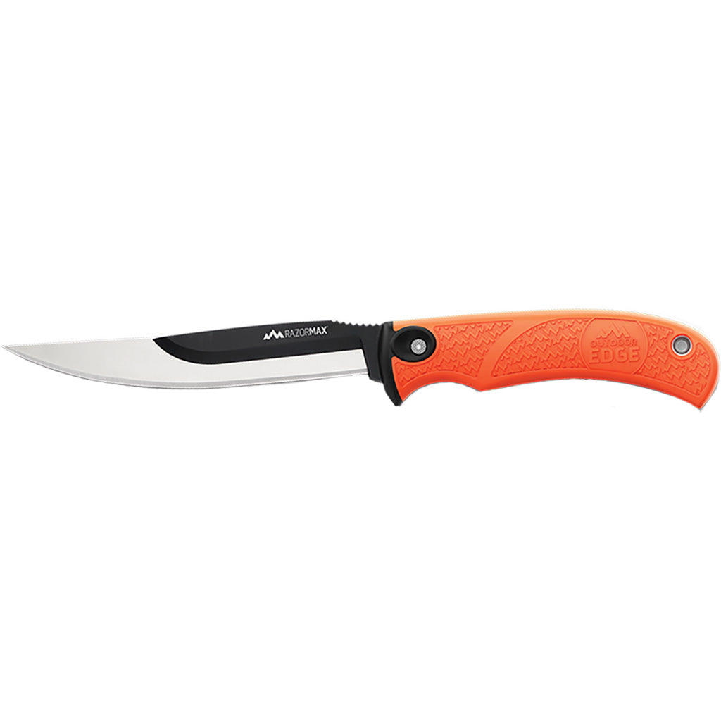 Outdoor Edge RazorMax Knife in Orange - Front View