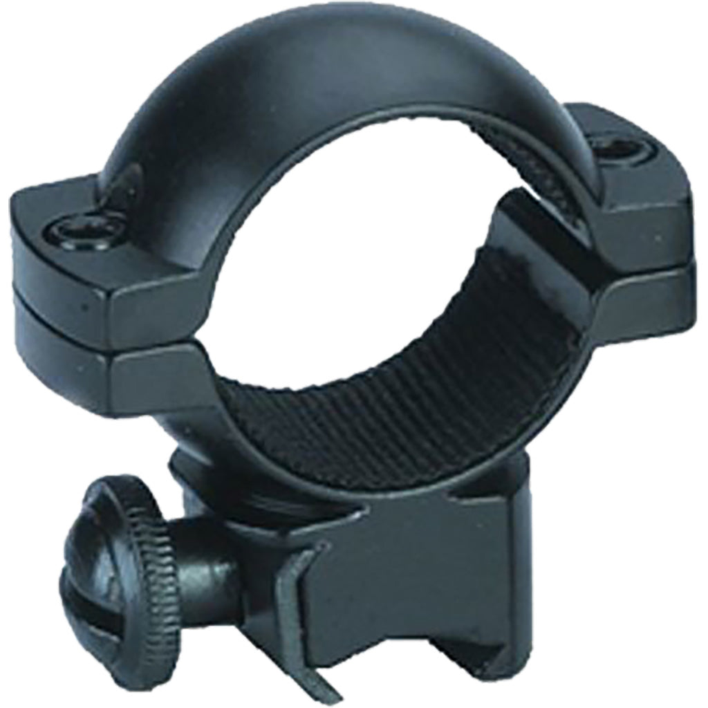 Traditions Aluminum Scope Rings in 3/8 Dovetail 1 in. Medium Matte Black - Front View