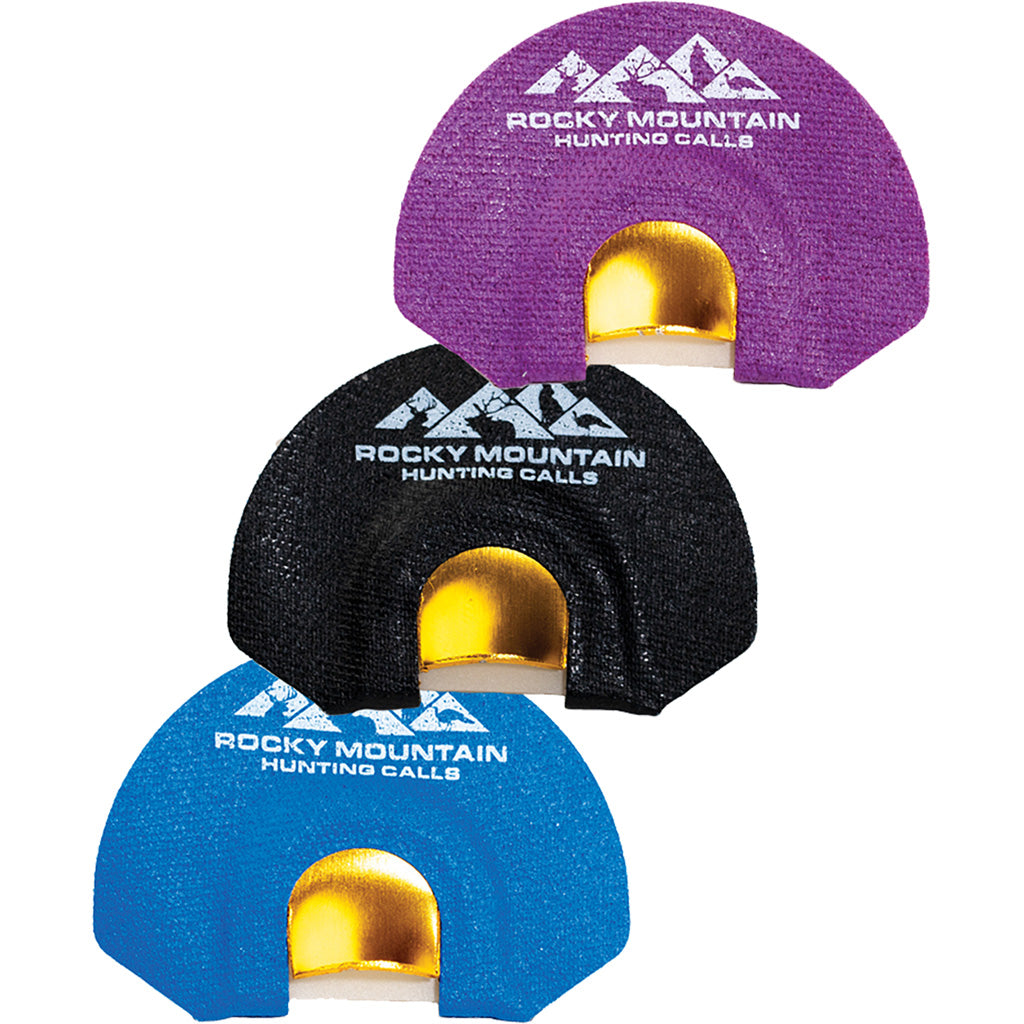 Rocky Mountain Golden Tone Plate Diaphragm Calls - Front View