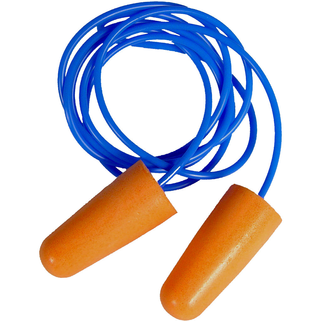 Radians Resistor 32 Foam Ear Plugs in Corded 3 pk. - Front View