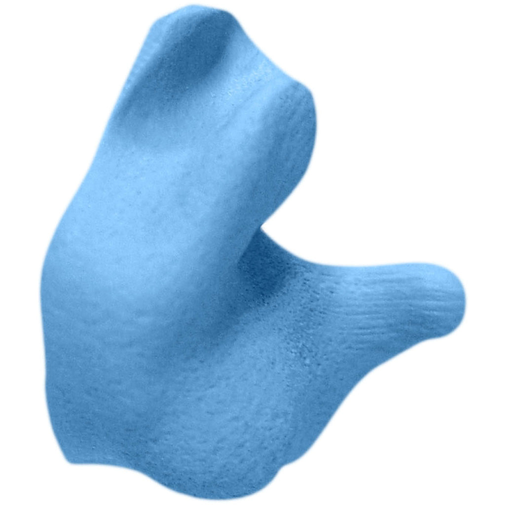 Radians Custom Molded Earplugs in Blue - Front View