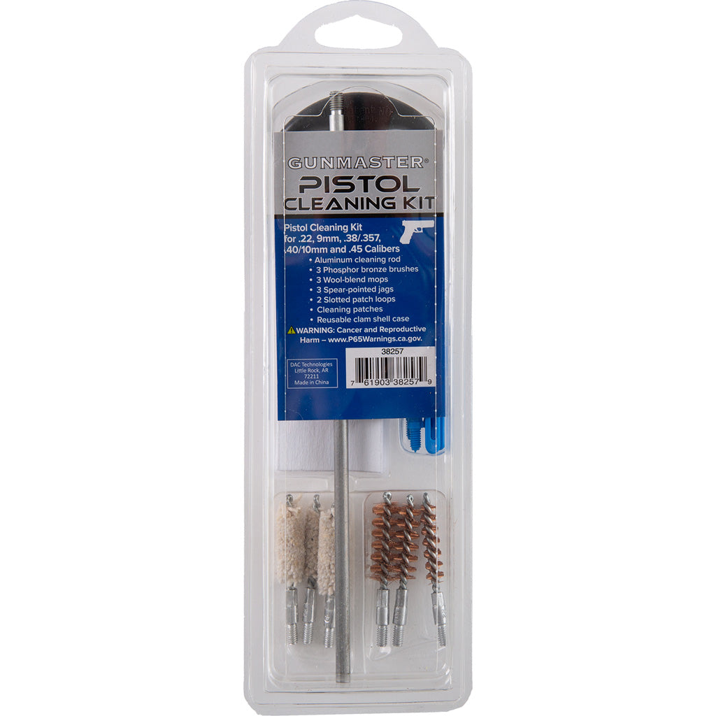 Gunmaster Universal Pistol Cleaning Kit - Front View
