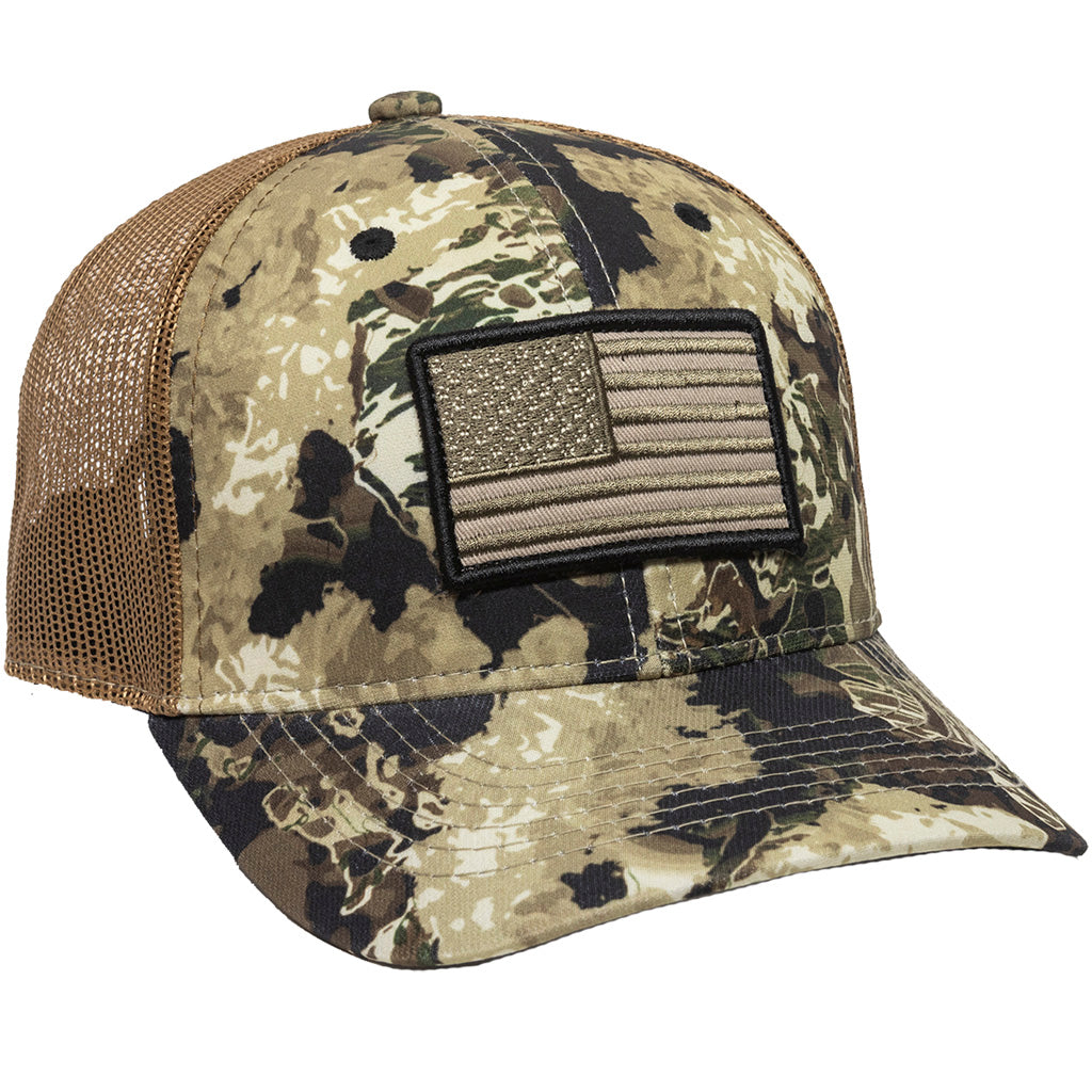 Outdoor Cap Veil Flag Cap - Front View