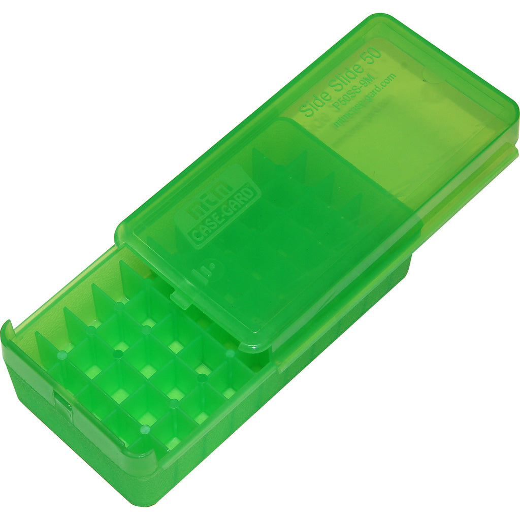 MTM Slide Side Handgun Ammo Box - Front View
