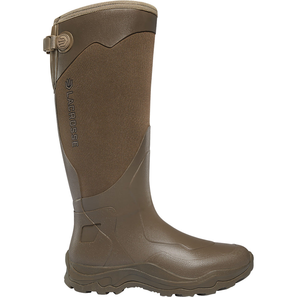 Lacrosse Alpha Agility Boots in Brown Men's 12 - Front View