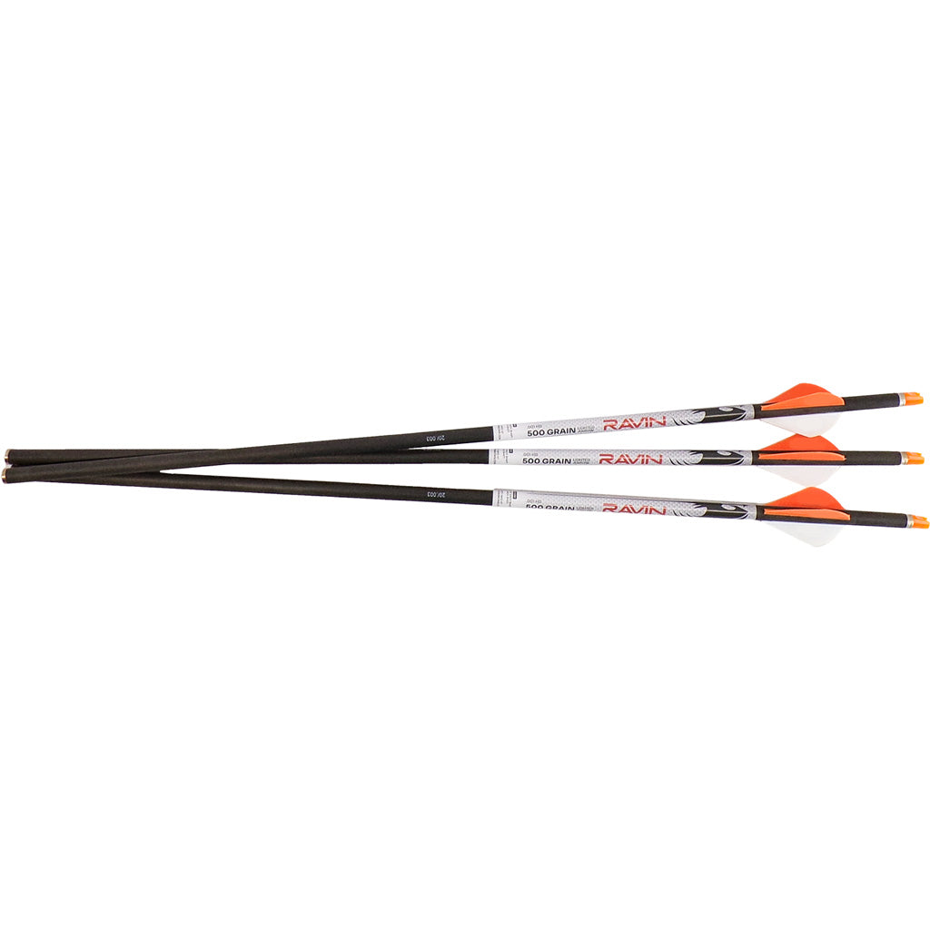 Ravin HD 500 gr. Match Grade Lighted Arrows - Front View