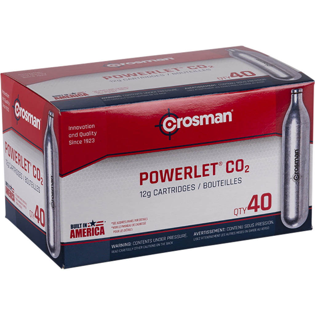 Crosman Powerlet CO2 Cartridges - Front View