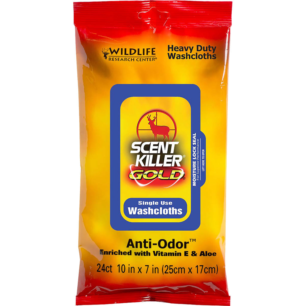 Wildlife Research Scent Killer Gold HD Washcloths - Front View