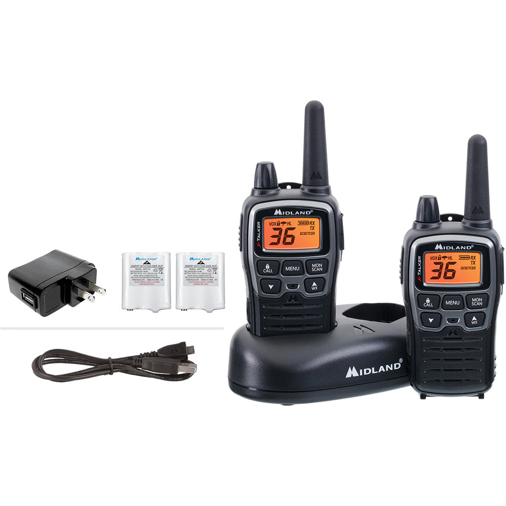Midland X-Talker T71VP3 Two-Way Radio - Front View