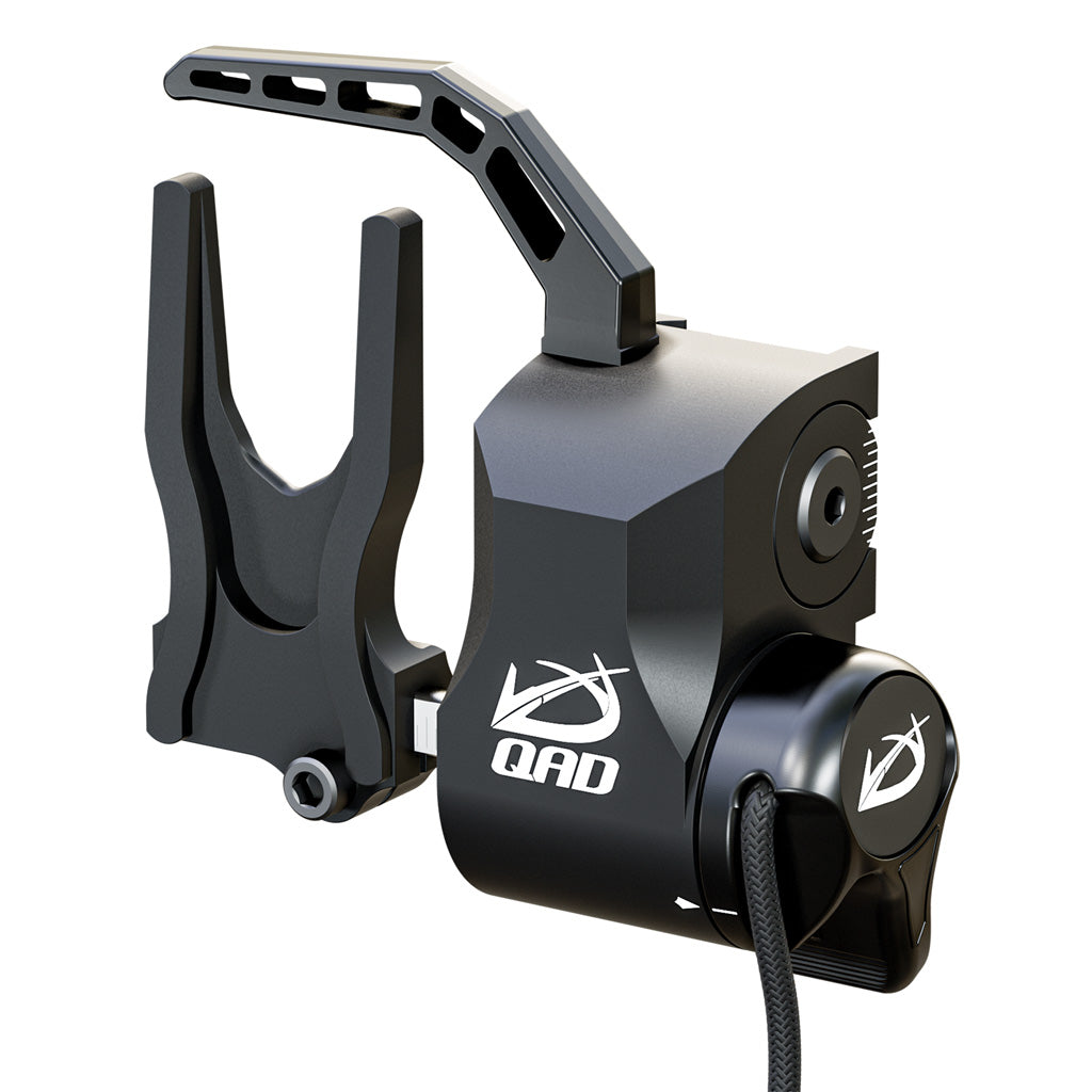 QAD UltraRest Integrate R2 Rest in Black RH - Front View