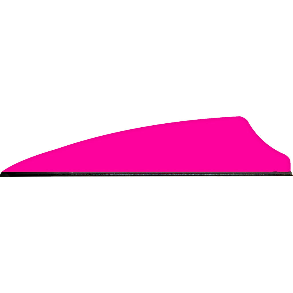 Q2i Fusion X-II Vanes in Neon Pink 2.5 in. 100 pk. - Front View
