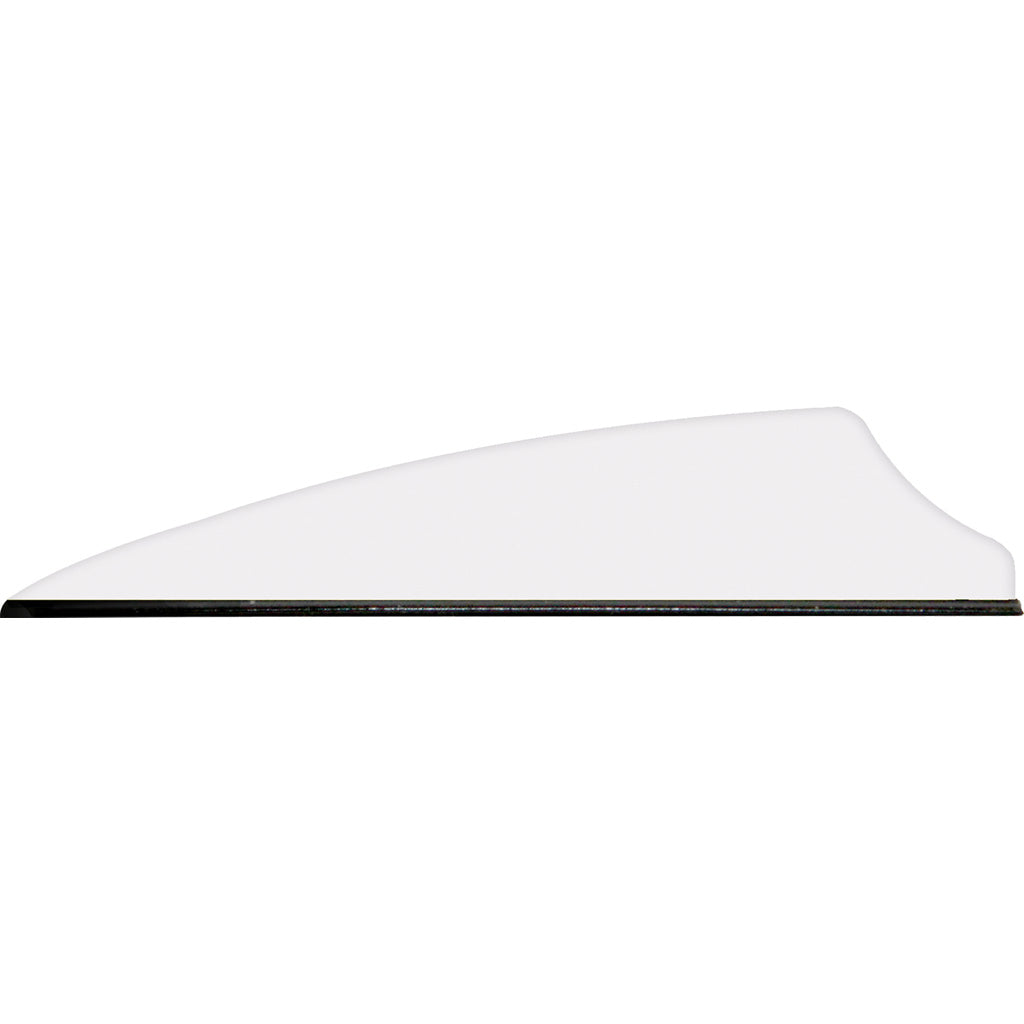Q2i Fusion X-II Vanes in White 2.5 in. 100 pk. - Front View
