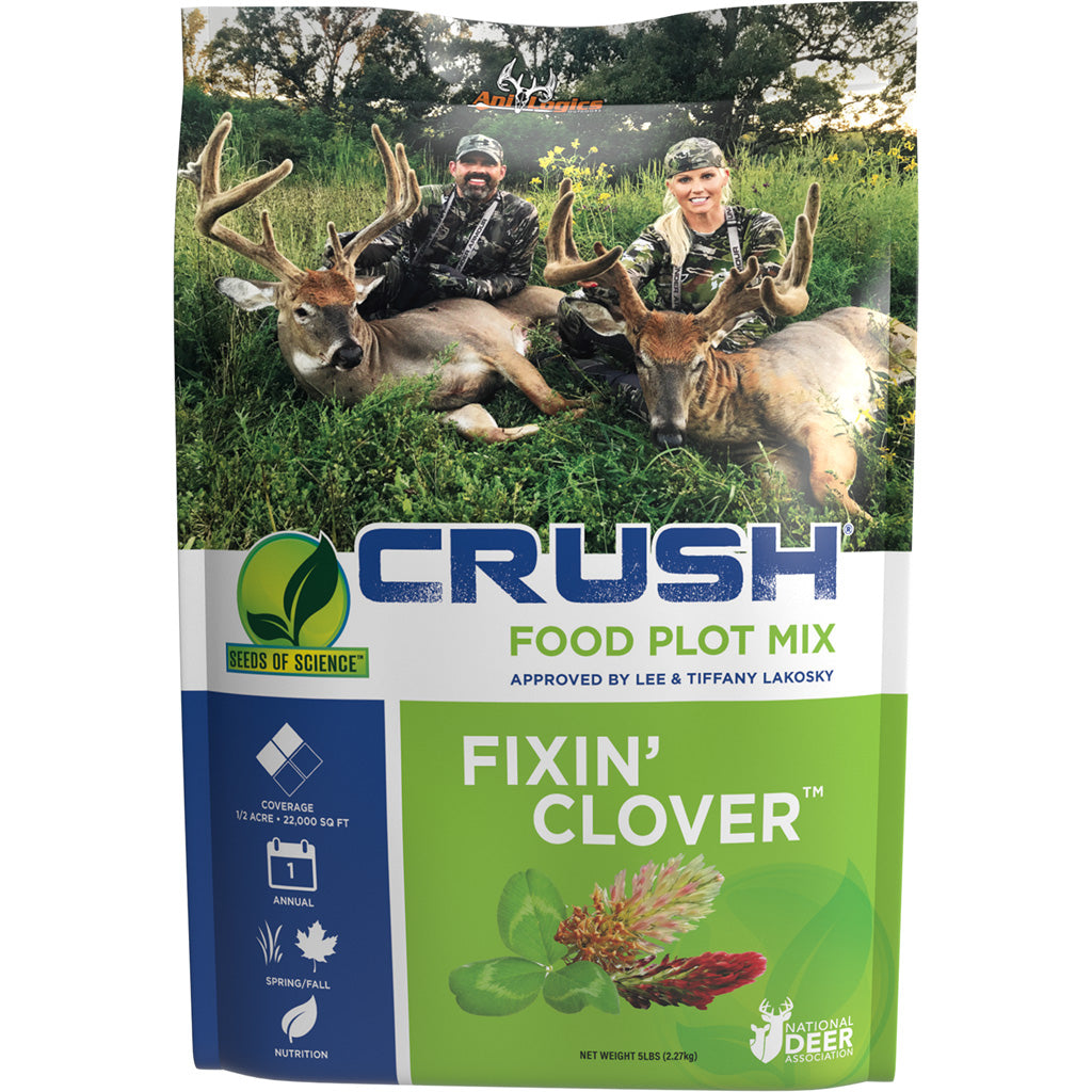 Ani-Logics AniLogics CRUSH Fixin Clover Food Plot Seed - Front View
