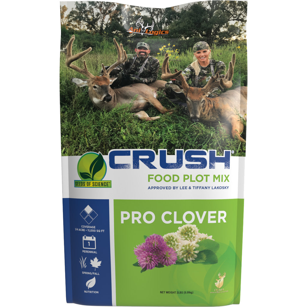 Ani-Logics AniLogics CRUSH Pro Clover Blend Food Plot Seed - Front View