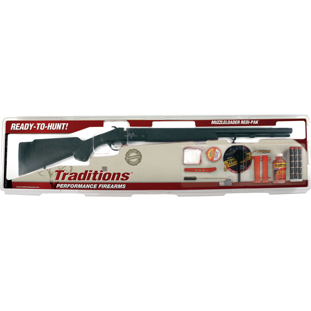 Traditions Buckstalker Redi-Pak in .50 cal 24 in. Blued - Front View
