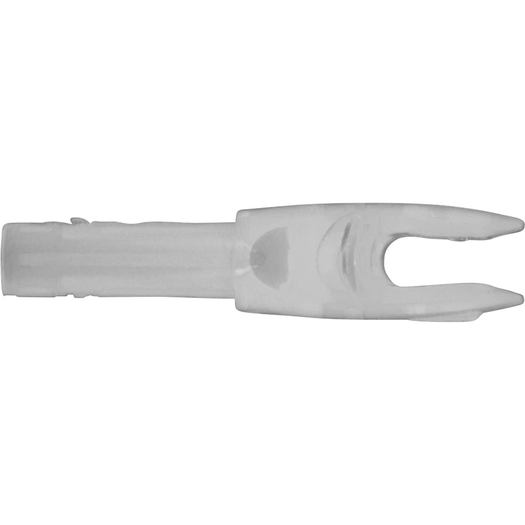 Easton 4mm G Nocks in Smoke Large Groove 12 pk. - Front View