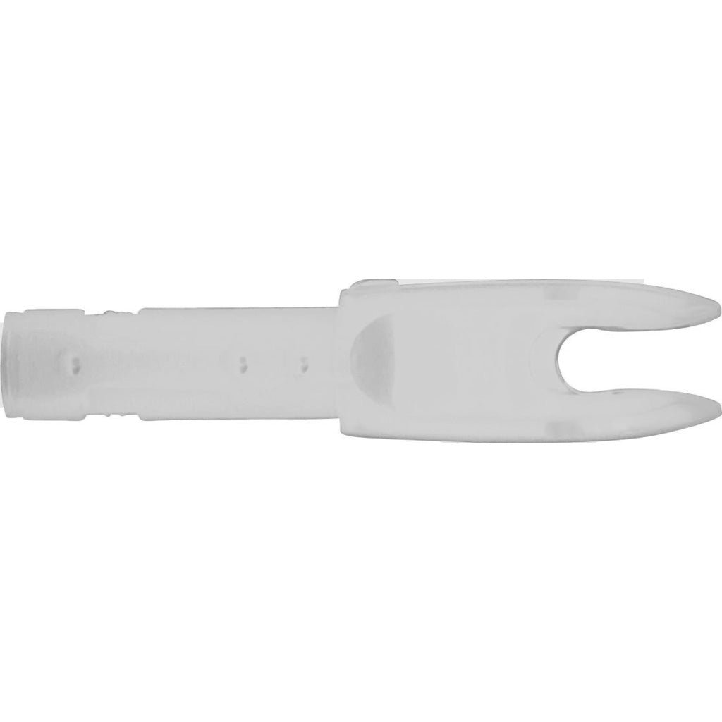 Easton 4mm G Nocks in Smoke Small Groove 12 pk. - Front View
