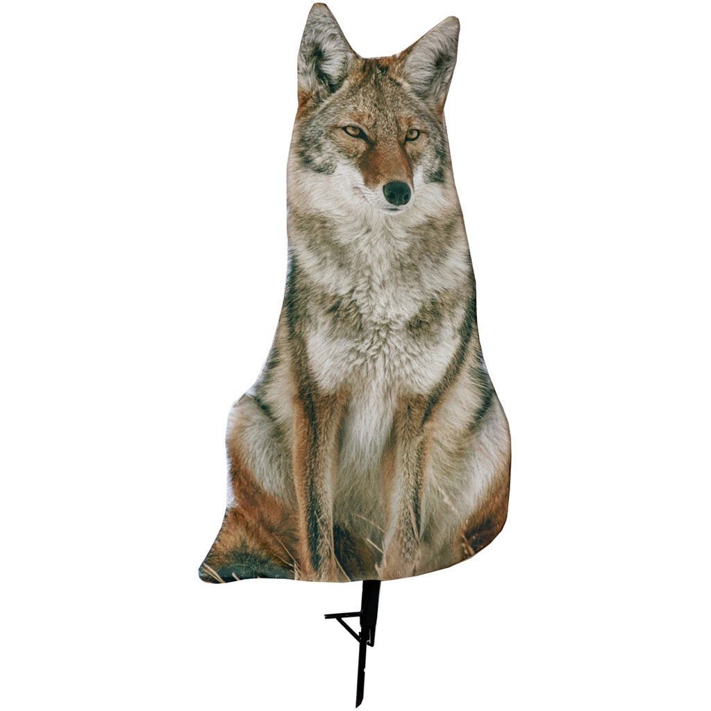 Montana Decoy Sitting Coyote Decoy - Front View