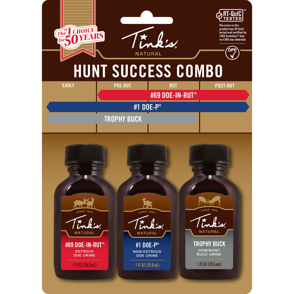 Tinks Tink's Hunt Success Kit in Brown - Front View