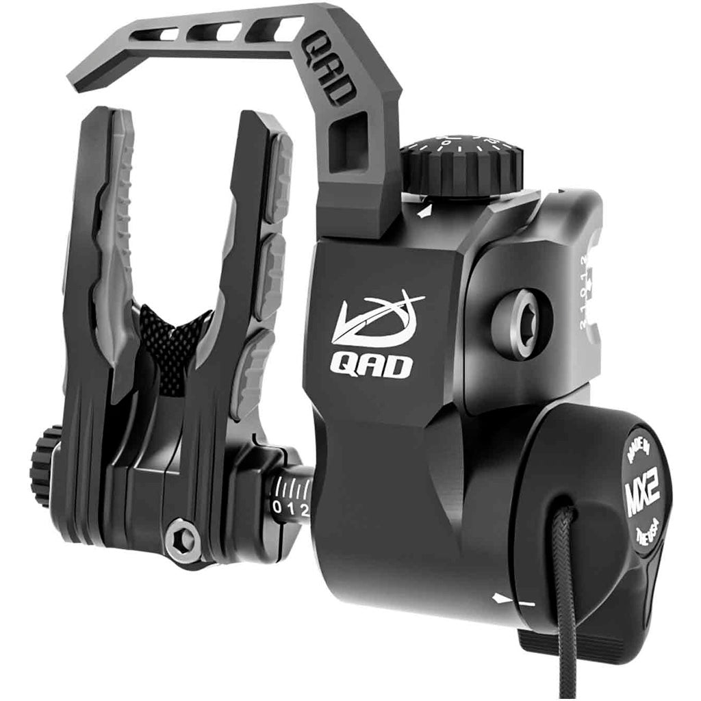QAD Ultrarest Integrate MX2 Rest in Black RH - Front View