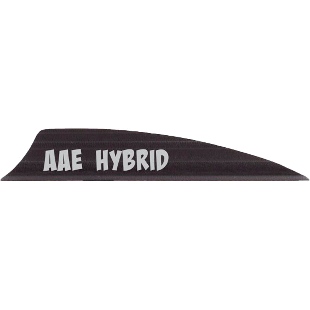 AAE Hybrid 2.0 Shield Cut Vanes in Black 50 pk. - Front View