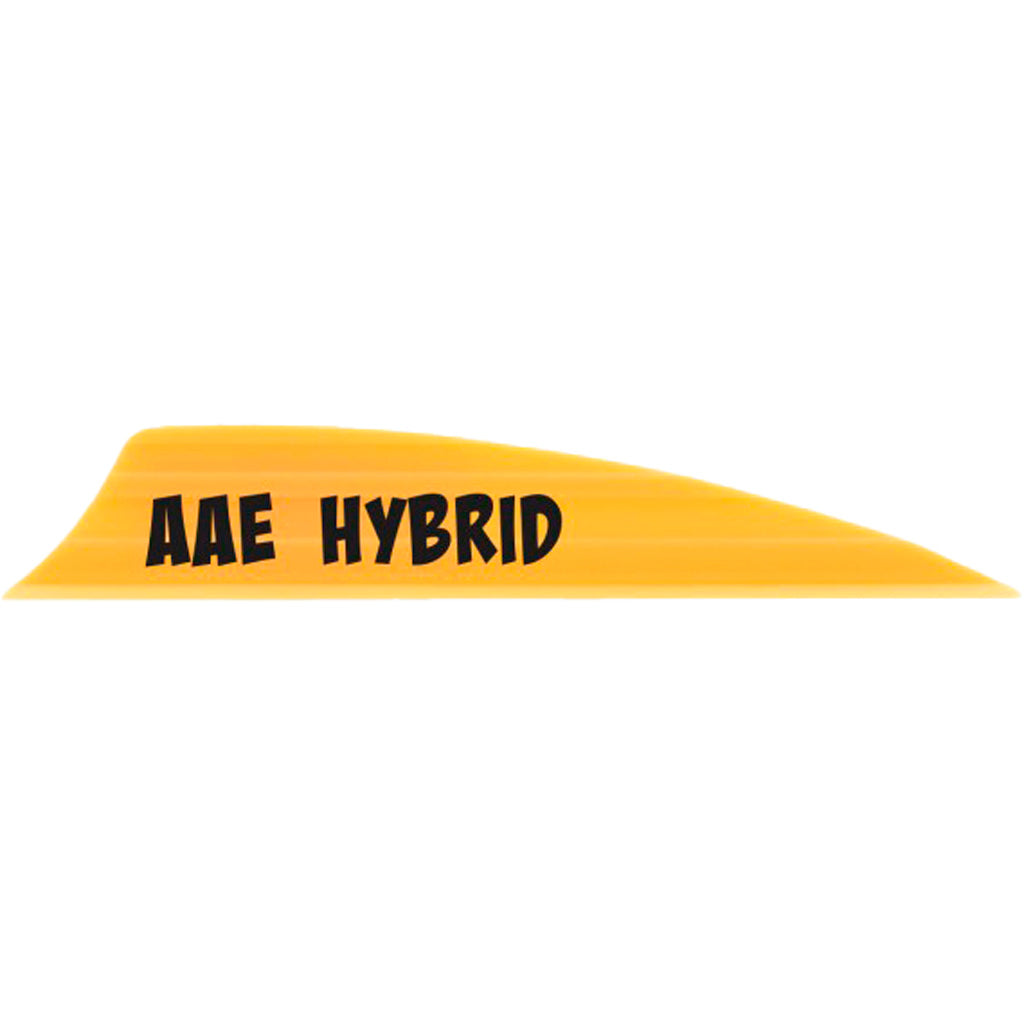 AAE Hybrid 2.0 Shield Cut Vanes in Fire Orange 50 pk. - Front View