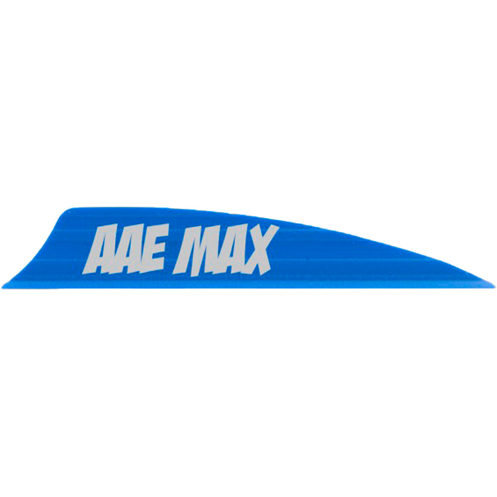 AAE Max 2.0 Shield Cut Vanes in Blue 50 pk. - Front View