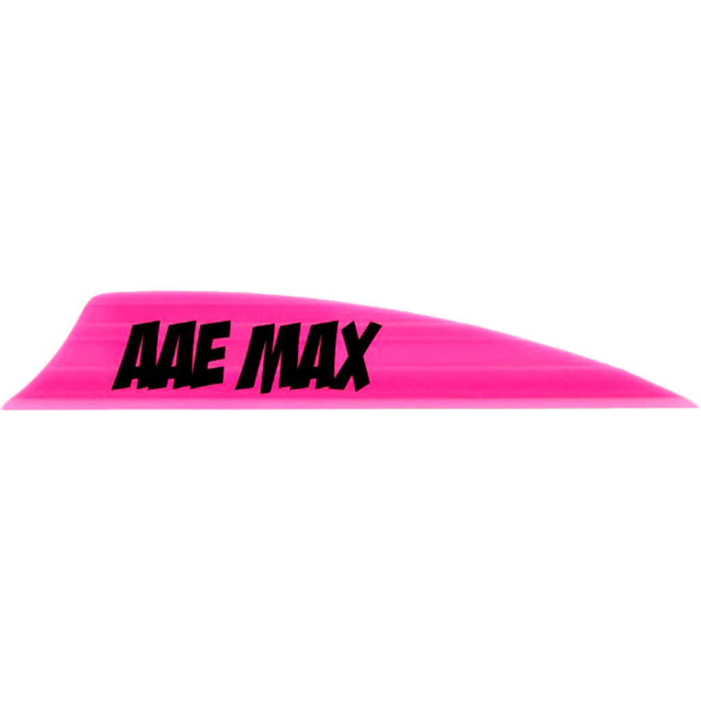 AAE Max 2.0 Shield Cut Vanes in Hot Pink 50 pk. - Front View